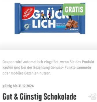 100 g Schokolade von gut&günstig