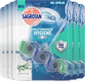 6er Pack Sagrotan Hygiene Plus WC-Spüler