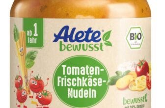 Alete-Bio-Gläschen-Tomaten-Frischkäse-Nudeln-Babynahrung-in-Bio-Qualität-ohne-Zusatz-von-