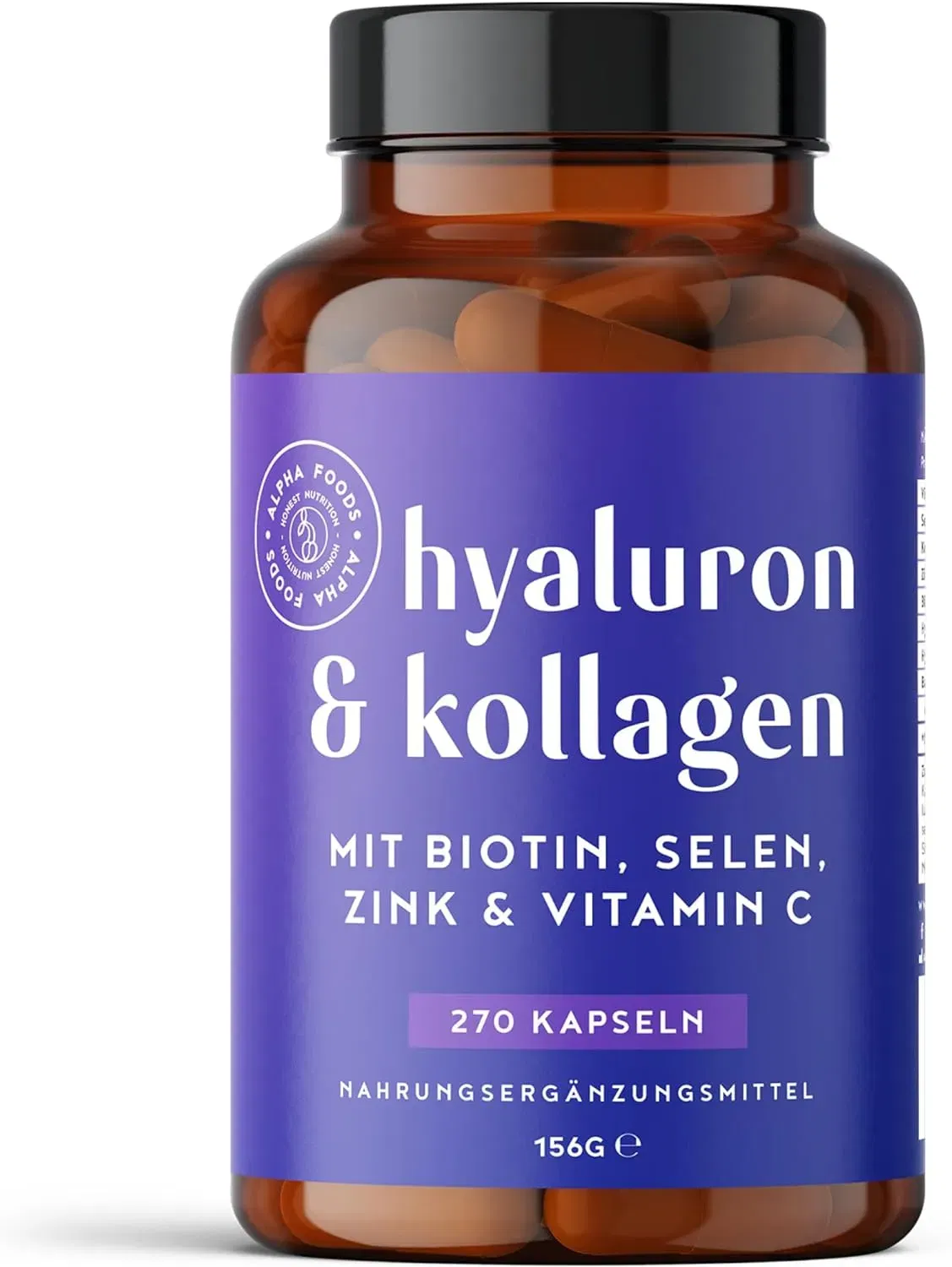 Alpha Foods Hyaluronsäure Kollagen Komplex