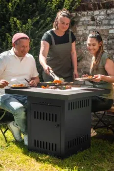 Ambiente Feuertisch Cube Kohle