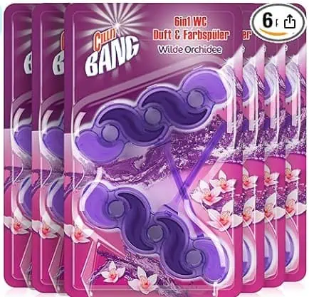 6 x 2er Pack CILLIT BANG Color Power WC Spüler Wilde Orchidee 🌸 ab 8,36 € statt 13,74€