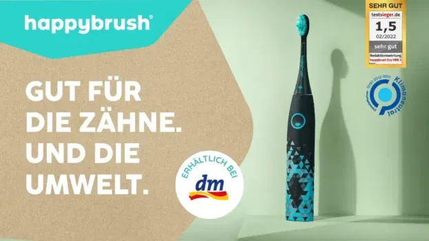 Cashback auf happybrush Schallzahnbürste Sonic Typ Eco Vibe 3