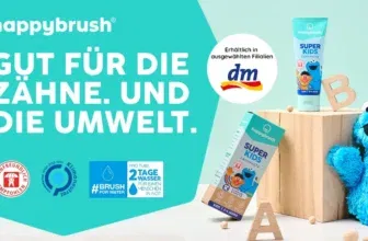 Cashback auf happybrush SuperKids Zahnpasta