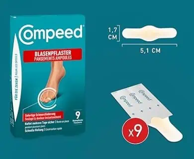 9er Pack Compeed Zehen-Blasenpflaster ab 3,55€ (statt 7€)