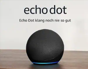 🔊 Echo Dot  (5. Gen., 2022) | Smarter WLAN- und Bluetooth-Lautsprecher für 29,99 € (Prime)