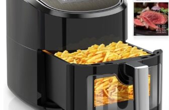 Euary-Heißluftfritteuse-7-5L-XXL-1700W-Friteuse-Heissluftfriteuse-mit-12-Programmen-Fritteuse-Heissluft-Ohne-Fett-Airfryer-mit-Rezeptbuch-auf-Deutsch-Amazon-de-Küche-Haushalt-Wohnen