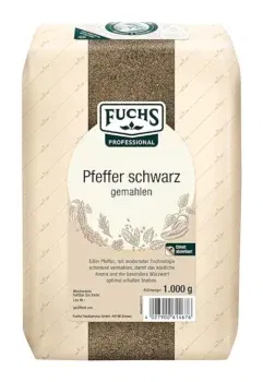 Fuchs Pfeffer schwarz gemahlen