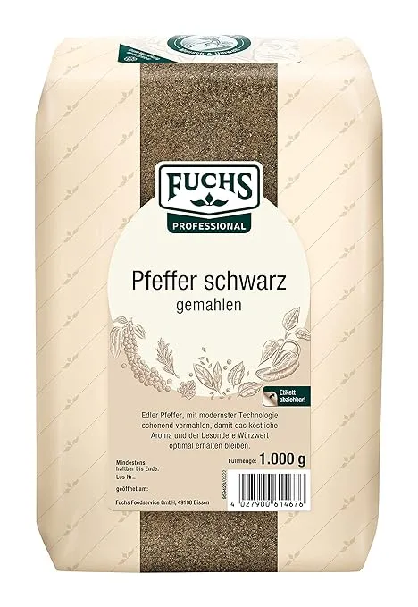 Fuchs Pfeffer Schwarz Gemahlen