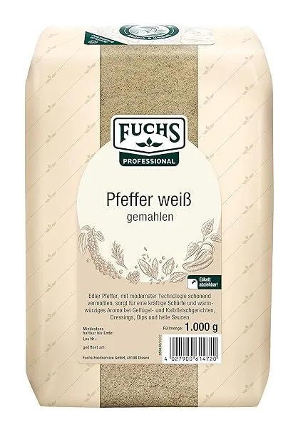 Fuchs Pfeffer Weiß Gemahlen