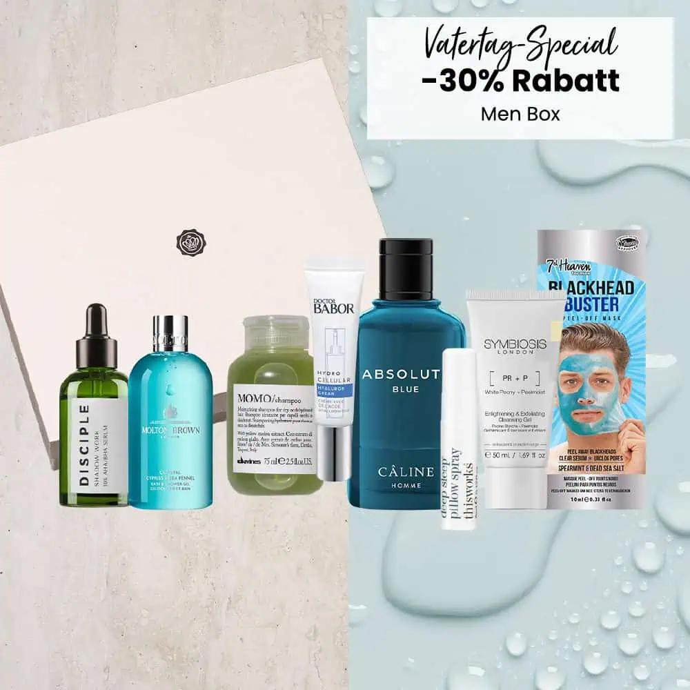 GLOSSYBOX MEN BOX DAILY ROUTINE Limited Edition (ohne Abo) für 22,50 € inkl. Versand