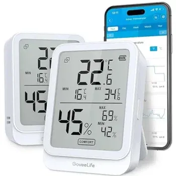 GoveeLife Digitales Thermometer-Hygrometer 2er Pack