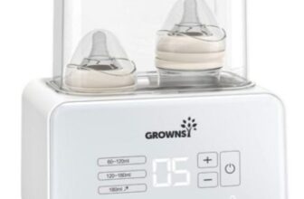 Grownsy-Flaschenwärmer-Sterilisator-für-Babyflaschen-BPA-frei-mit-LCD-Display