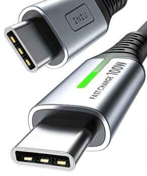 INIU-USB-C-Kabel-100W-PD3-0-Schnellladekabel-USB-C-auf-USB-C-Nylon