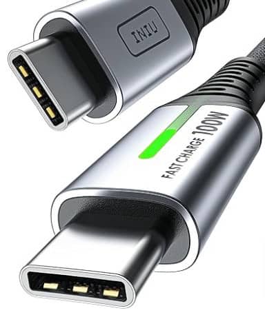 Iniu-Usb-C-Kabel-100W-Pd3-0-Schnellladekabel-Usb-C-Auf-Usb-C-Nylon