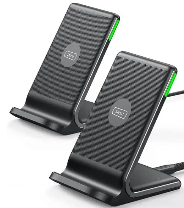 INIU Wireless Charger Stand [2 Pack], 15W für 13,19 € inkl. Prime-Versand (statt 30,00 €)