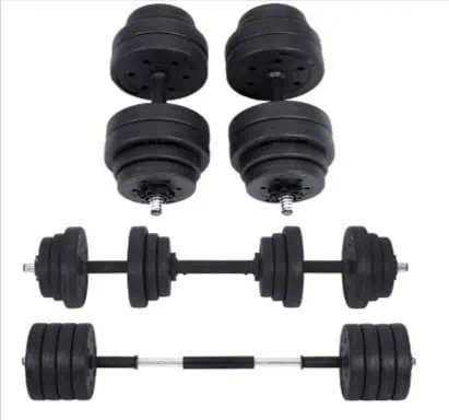30kg SONGMICS Kurzhantelset inkl. Adapter für Langhantel für 30,59€ (statt 45€)