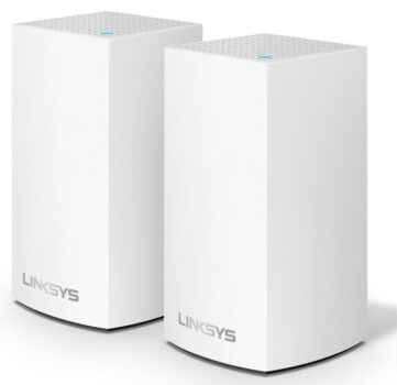 Linksys-Velop-WHW0102-Dual-Band-Mesh-WiFi-5-System-WLAN-Router-Repeater-Extender-bis-zu-260-m²-WLAN-Abdeckung-mit-4-Gigabit