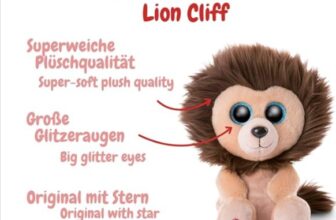 NICI-46950-Original-–-Glubschis-Cliff-25-cm-–-Kuscheltier-Löwe-mit-großen-Augen-–-Flauschiges-Plüschtier-mit-Glitzeraugen-–-Schmusetier-für-Kuscheltierliebhaber-braun-Amazon-de-Spielzeug