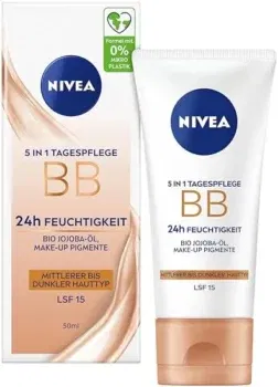 NIVEA 5 IN 1 Tagespflege BB 24h Feuchtigkeit LSF 15