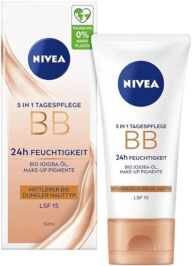 Nivea 5 In 1 Tagespflege Bb 24H Feuchtigkeit Lsf 15