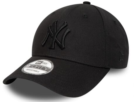 New-Era-New-York-Yankees-MLB-League-Essential-Black-on-Black-9Forty-Cap-One-Size-Amazon-de-Fashion