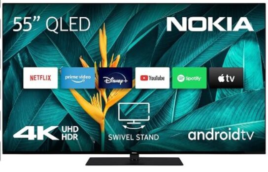 Nokia-55-Zoll-139-cm-QLED-4K-UHD-TV-Smart-Android-TV-DVB-C-S2-T2-Netflix-Prime-Video-Disney-Amazon-Exclusive-QN55GV315ISW-2023-Amazon-de-Elektronik-Foto