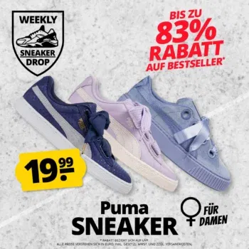 PUMA Basket Heart Denim Damen Sneaker