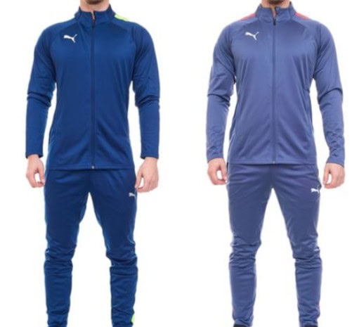 Puma-Teamliga-Herren-Trainings-Anzug-Trendiger-Sport-Anzug-Mit-Drycell-Technologie-658525-In-Blau-Mit-Verschiedenen-Detail-Farben