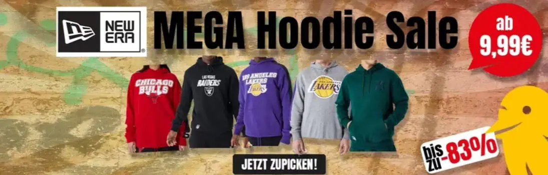 Picksport New Era Hoodies & Sweater ab 9,99 € zzgl. Versand + 5,5 % Newsletter-Gutschein