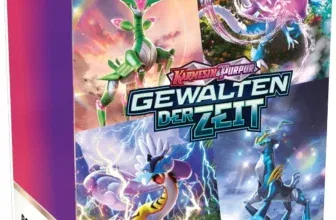 Pokémon-Sammelkartenspiel Boosterbundle Karmesin & Purpur – Gewalten der Zeit