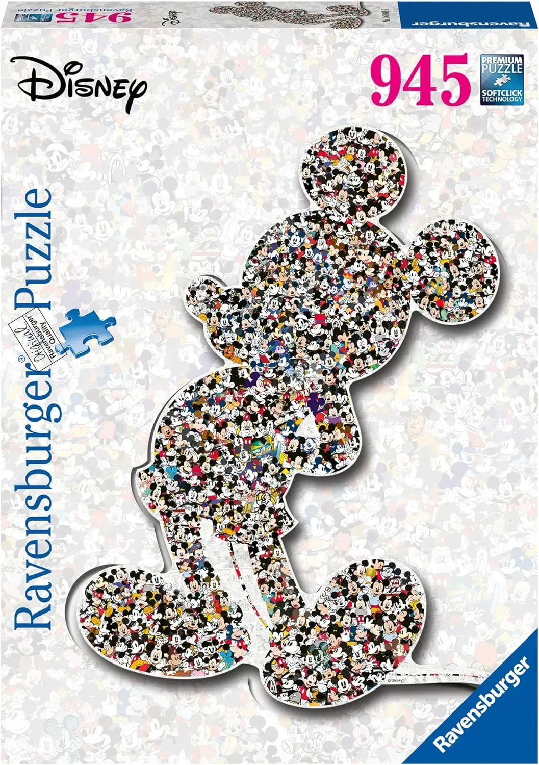 Ravensburger Puzzle 16099 - Shaped Mickey - 945 Teile Disney Puzzle