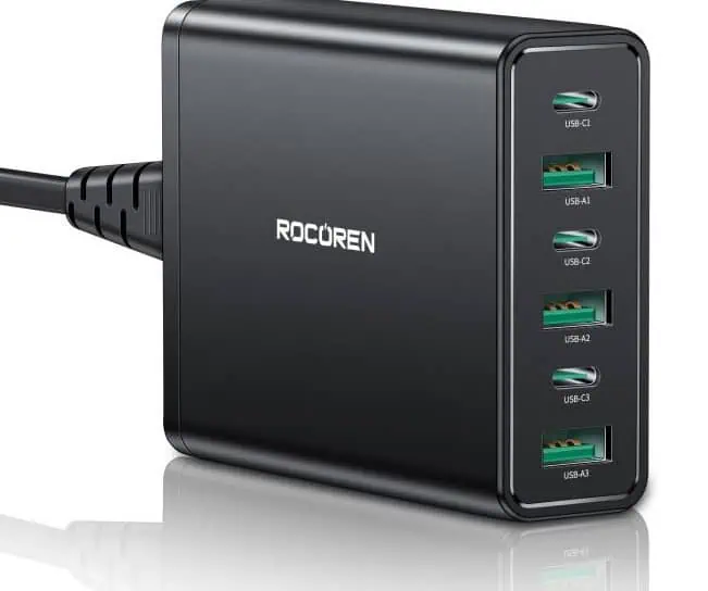 Rocoren 20W USB-C Ladegerät mit 6-Ports für 9,95€ (statt 26€)