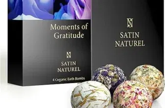 SatinNaturel-Store Badekugeln in Geschenkbox 4er Pack