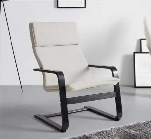 Based Schaukelstuhl “Manu II“ in Creme/Schwarz (67/100/84 cm) für 45€ bei Abholung (statt 114€) (Versand 60,45€)