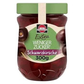 Schwartau Extra Weniger Zucker Schwarzkirsche