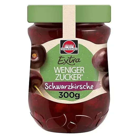 Schwartau Extra Weniger Zucker Schwarzkirsche