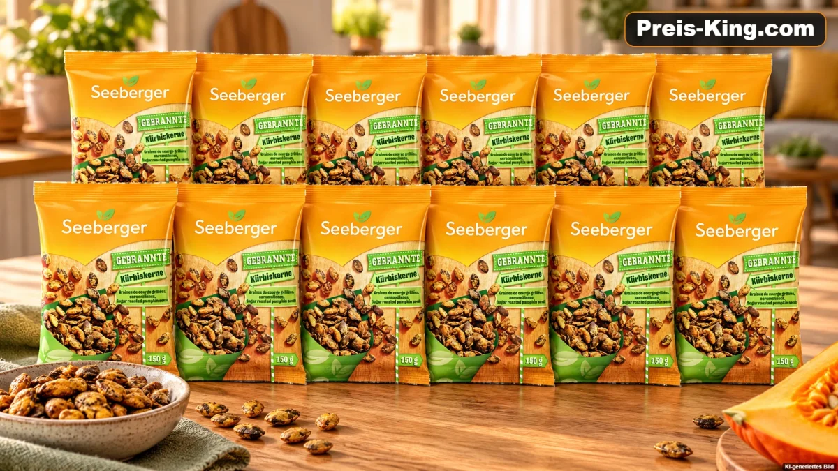 Seeberger Gebrannte Kürbiskerne 12er Pack (12×150 g)