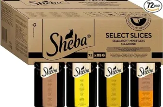 Sheba Katzennassfutter Selection in Sauce 72 Portionsbeutel