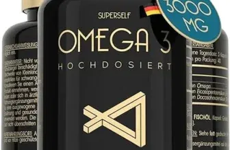 SuperSelf Omega 3 Kapseln Hochdosiert 3000mg