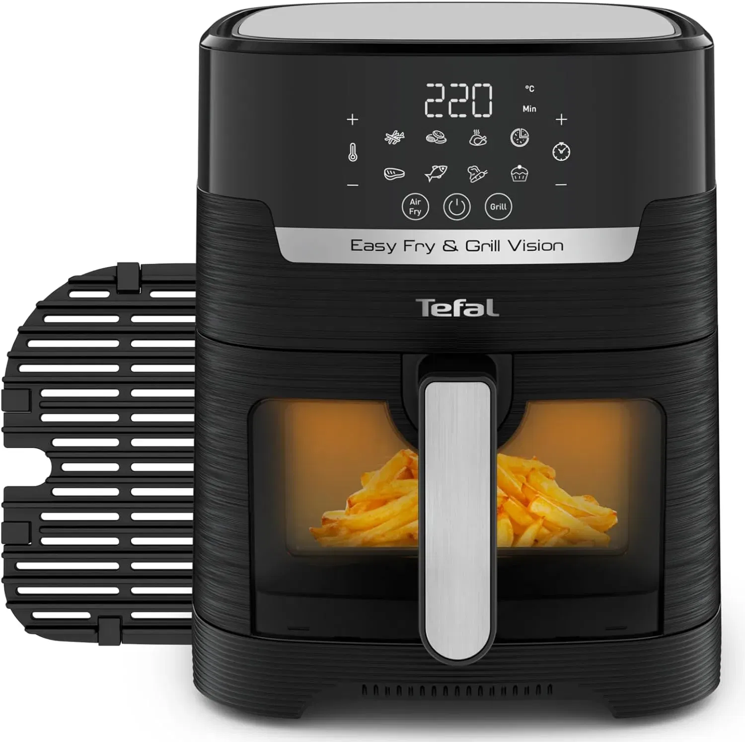 Tefal Ey5068 Easy Fry &Amp; Grill Vision Heißluftfritteuse