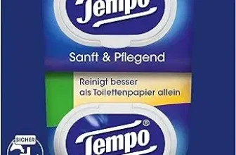 Tempo Feuchte Toilettentücher Sanft & Pflegend (16 Packungen mit je 42 Tüchern)