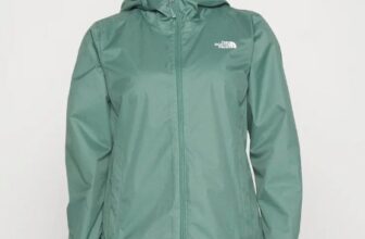 The-North-Face-QUEST-JACKET-Regenjacke-wasserabweisende-Jacke-dark-sage-dunkelgrün-Zalando-de