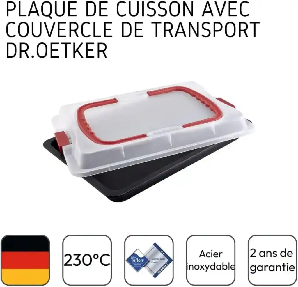 Dr. Oetker Backblech Mit Transporthaube Bake &Amp; Go Für 19,69€ Inkl. Versand