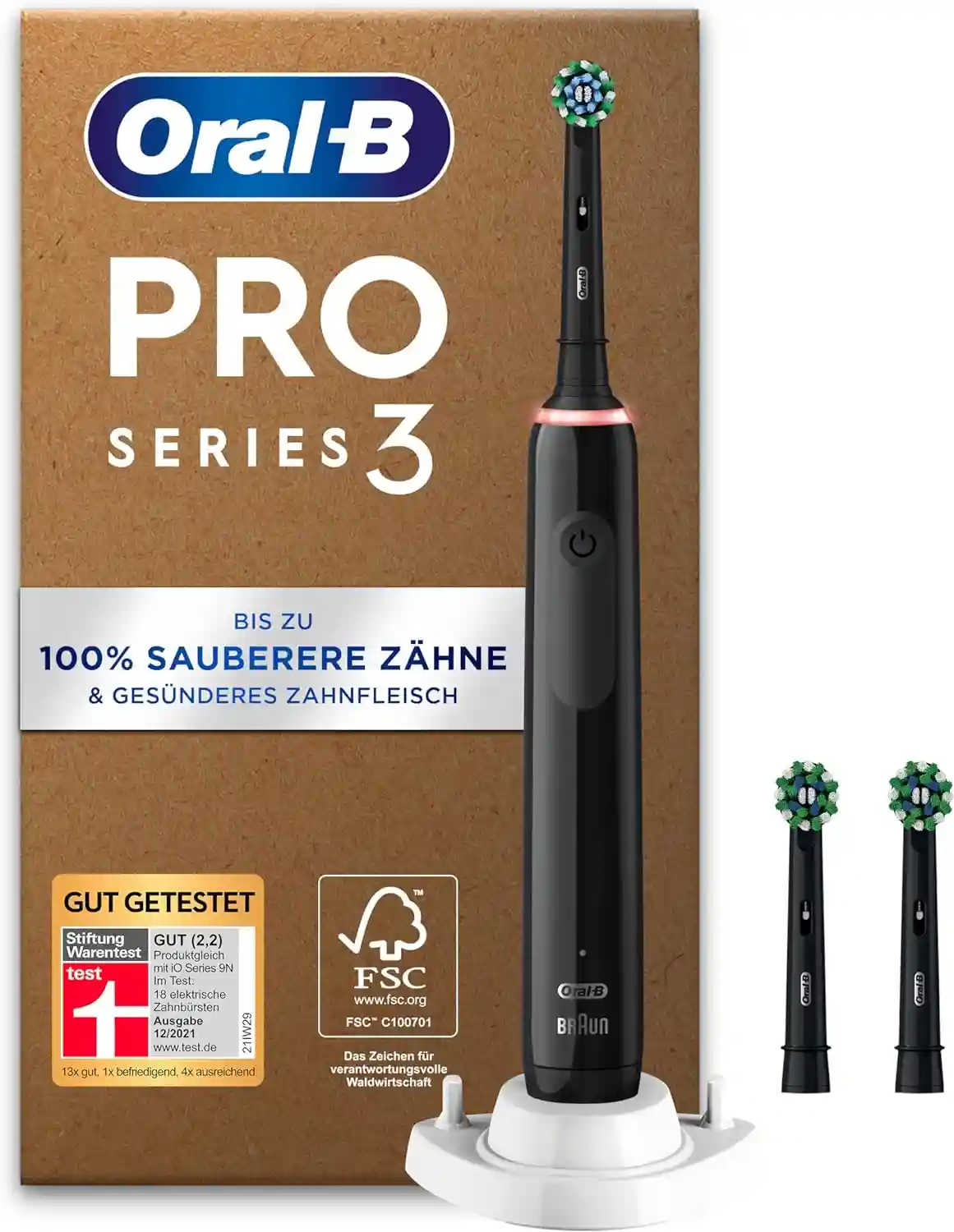 Oral-B Pro Series 3 Plus Edition Elektrische Zahnbürste (3 Bürsten) für 59,99 € inkl. Versand