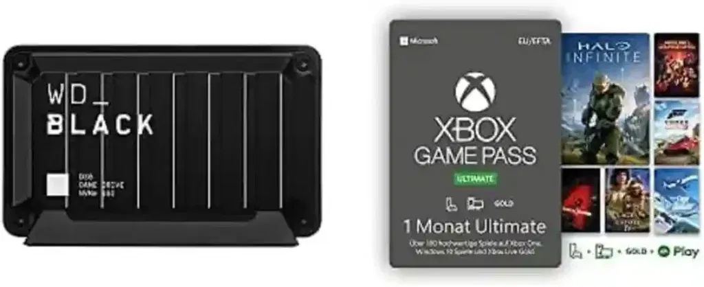 Wd_Black D30 2 Tb Game Drive Ssd + Xbox Game Pass Ultimate 1 Monat Für 136,30 € Inkl. Versand