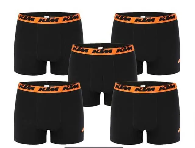 KTM Herren Boxershorts im 15er Pack für 34€ (statt 56€)