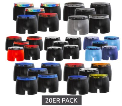 20er-Pack-TASTIQ-Herren-Boxershorts-in-Geschenkbox-Baumwoll-Unterhose-SPARPACK-TAS-1-BCX5-UNI-Bunt