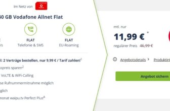 2x 40 GB Vodafone Allnet Flat