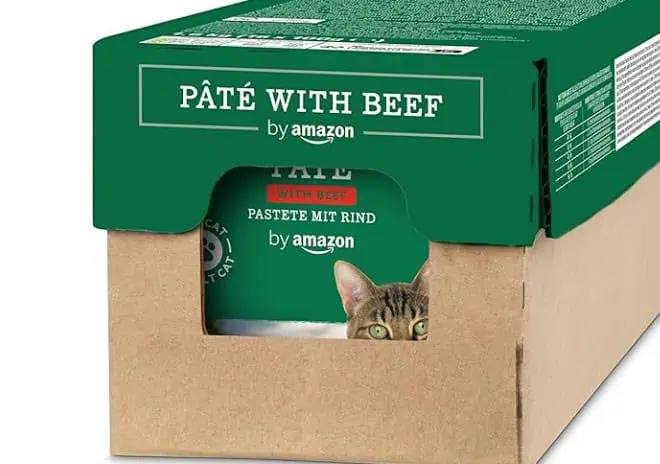 4x Amazon-Marke: by Amazon (zuvor Lifelong) Katzenfutter, Pastete mit Rindfleisch, 100g, 16er-Pack ab 3,77 € inkl. Prime Versand
